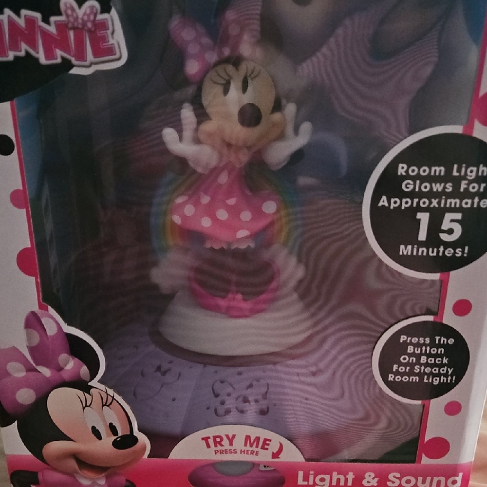 Minnie Mouse Light and Sound Room Light
